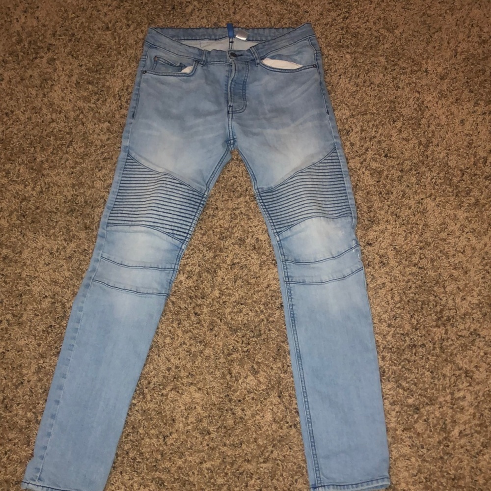 H&M biker jeans